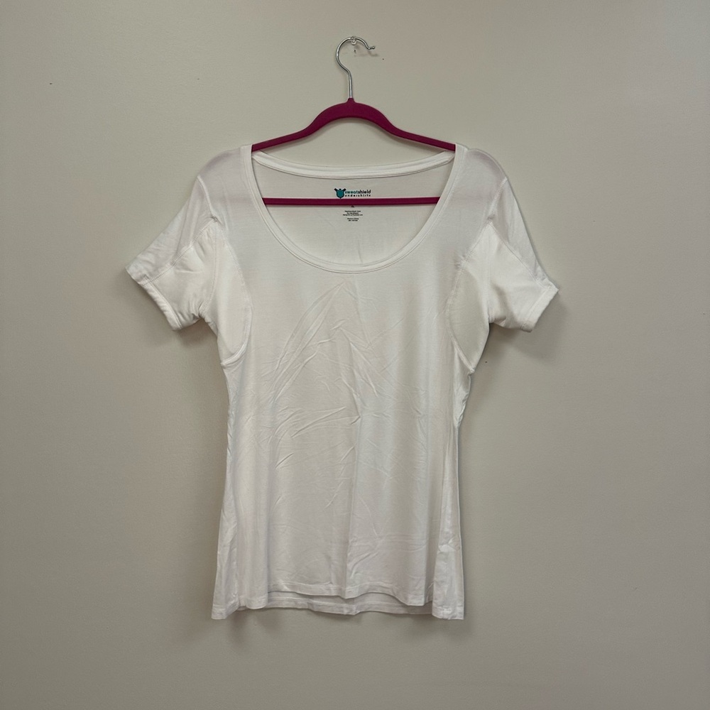 Women’s Sweatshield undershirt with scoop neck